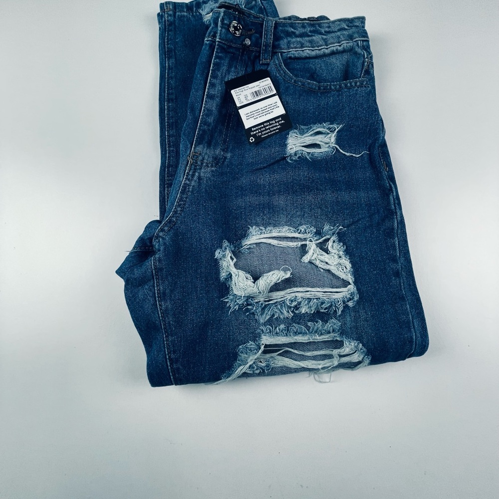 RIOT HIGH RISE RIPPED
JEAN
BLUE - Picture 4 of 4